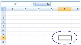 cell in ms excel